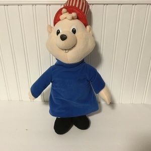 Simon Alvin & The Chipmunks Plush Stuffed Doll Toy 17.5 in Tall  preloved good c